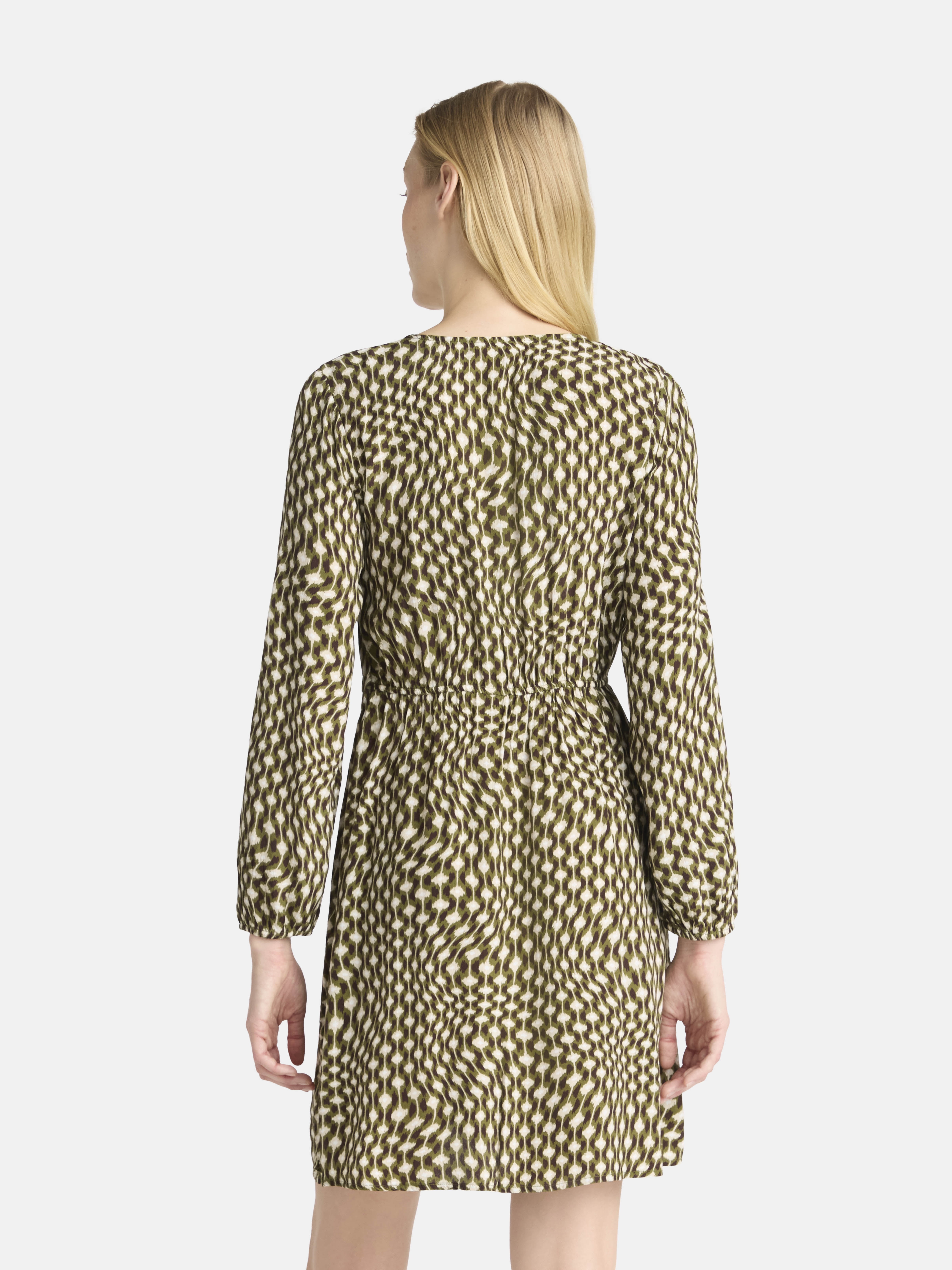 Time and Tru Women's Wrap Mini Dress, Sizes XS-XXXL