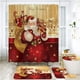 thumbnail image 4 of Bearachild Cortina de ducha impresa Navidad del poliéster única para el cuarto de baño de la cortina de ducha de la decoración del cuarto de Juegos de accesorios de baño B 3 piezas, 4 of 6