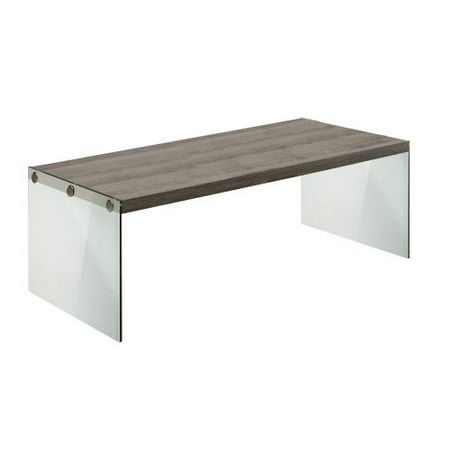 Monarch Coffee Table Glossy White With Tempered Glass - Walmart.com - Monarch Coffee Table Glossy White With Tempered Glass - Walmart.com