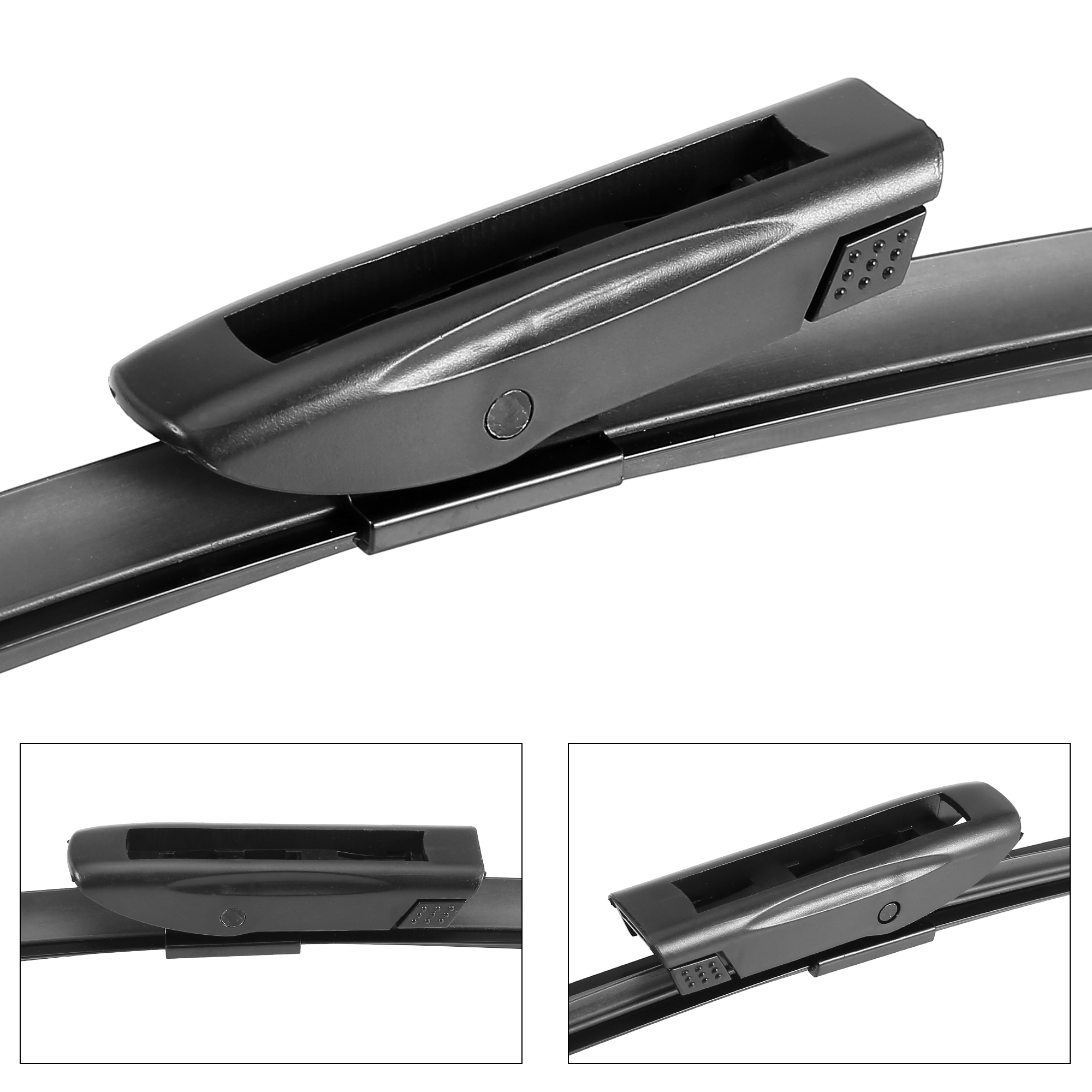 Unique Bargains Front Windshield Wiper Blades for Smart Fortwo MK3 2015-2019 20 In + 14 In