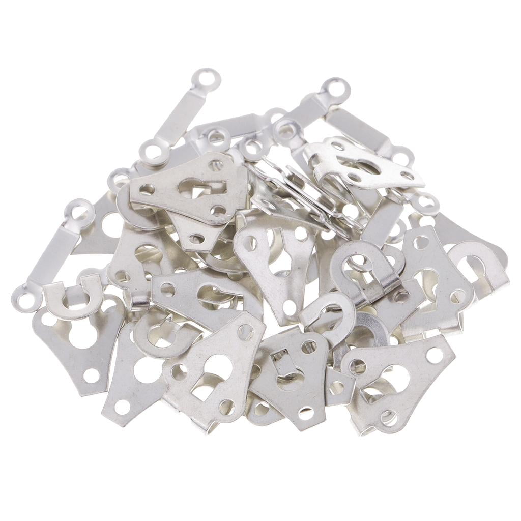20 Pairs Sewing Hooks Eyes Closure For Skirts Dress Sewing Black, as