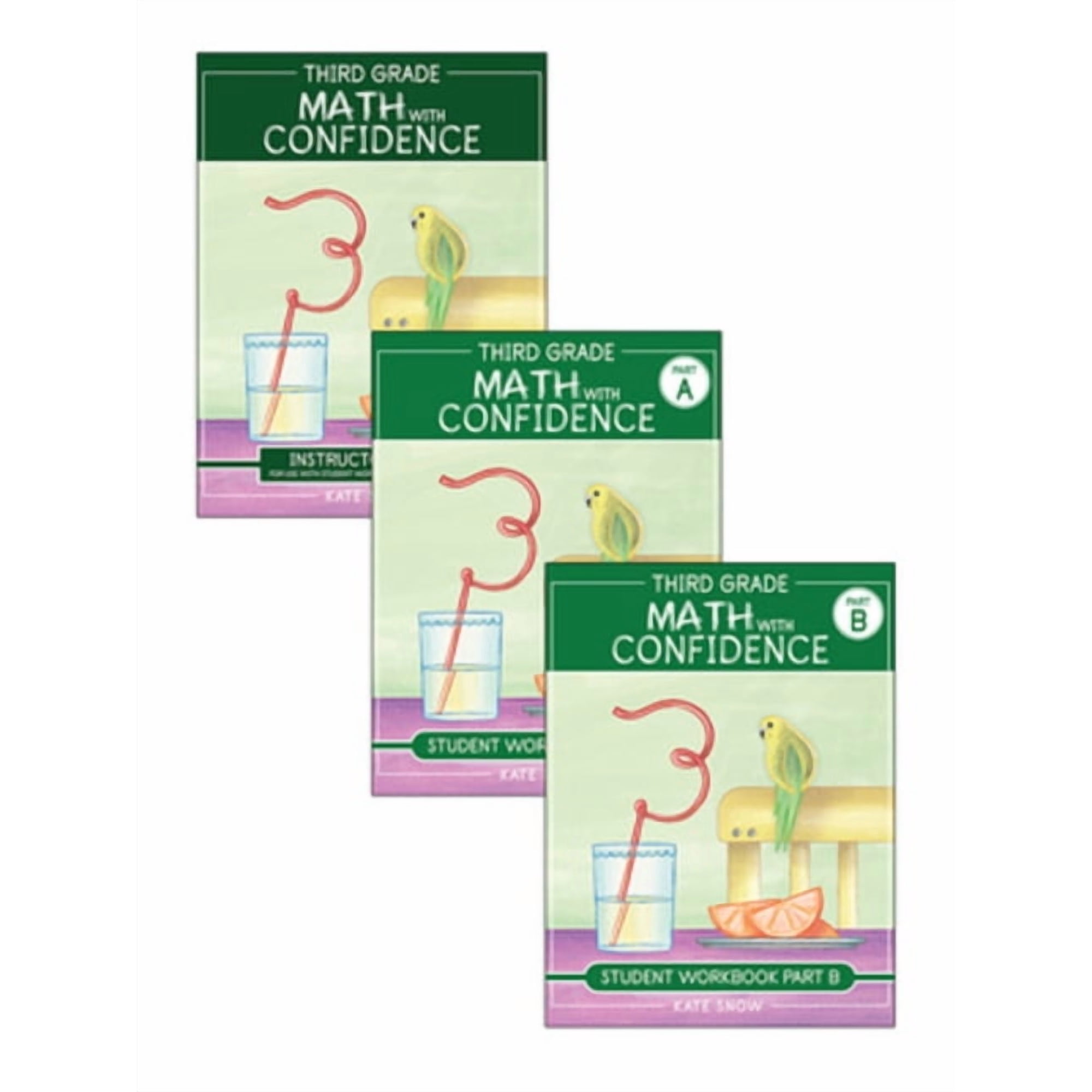 Math with Confidence Third Grade Math with Confidence Complete Bundle, (Paperback)