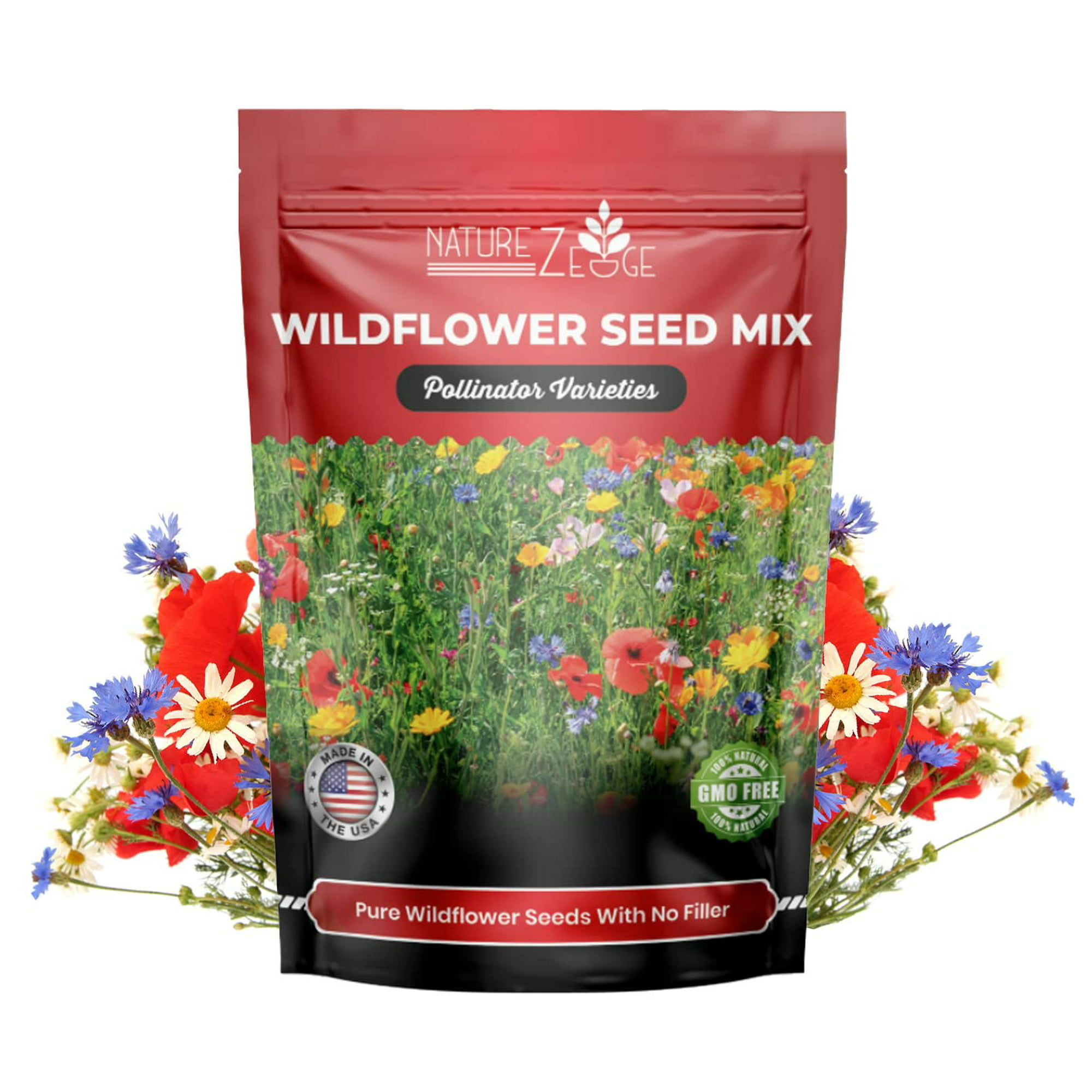 Set of 25 Flower Seed Packets Including 10 Or More Varieties Forget Me  Nots, Pinks, Marigolds, Zinnia, Wildflower, Poppy, Snapdragon and More -  DIY Tool Supply