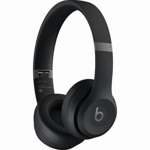 Restored Beats Solo 4 Wireless On-Ear Headphones (Matte Black) Apple W1 Chip, 50-Hour Battery, Built-in Mic, Bluetooth - Refurbished Good