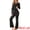 Black, variant on DARING DIVA Women's Ribbed Knit Lounge Set Pajama Sets Matching Outfits XS Gray