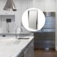 thumbnail image 2 of Flap Lid Trash Bin Cover Flush Built-in for Kitchen Counter Top A, 2 of 5
