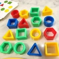 thumbnail image 2 of DIY Geometric Shape Color Matching 3D Puzzle Game, Montessori Learning Educational Interactive Fighting Game, 2 of 5