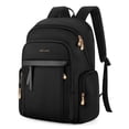 thumbnail image 1 of Mochila LIGHT FLIGHT FLIGHT para portátil de 15.6 pulgadas con carga USB para mujer, color negro, 1 of 6