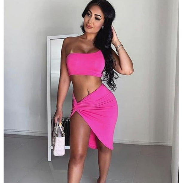 Gym Outfits  One Shoulder Sports bra and High Waist Shorts Gym Outfit –  TGC FASHION