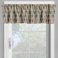 thumbnail image 2 of Ambesonne Mid Century Window Valance, 2 Color Droplets, 54" X 18", Multicolor, 2 of 5