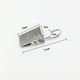 thumbnail image 5 of Toystoory Clip para cortina de ducha de 10 piezas, ganchos para colgar en el dormitorio del baño, anillos, ventana, colgador de Metal reutilizable para el Decoración del hogar Toystoory JJ11995-00, 5 of 6