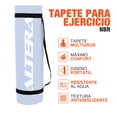 thumbnail image 2 of Tapete Para Yoga Altera NBR1216 C/ Correa Fitness 183 x 61cm Color Azul Maya, 2 of 6