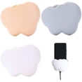 thumbnail image 1 of Forma de nube: soporte de pared para teléfono móvil de tres partes, soporte de pared para control remoto, estuche de pared ABS para cargar teléfono móvil, estuche de almacenamiento., 1 of 5