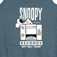 thumbnail image 3 of Peanuts - Snoopy Records - Women's Racerback Tank Top, 3 of 6