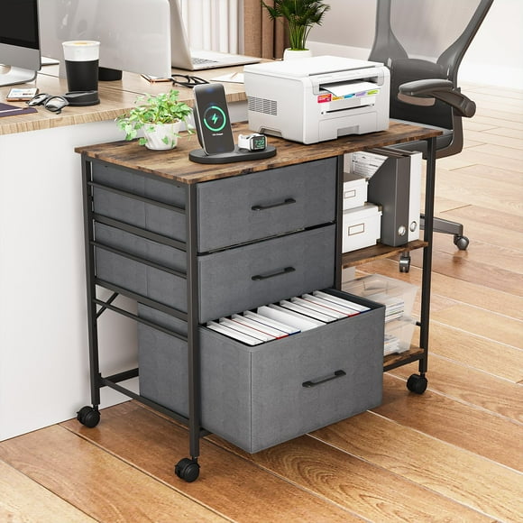 Cómoda con Cajones FurnitureR Organizador Armario Moderno con Ruedas