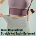 thumbnail image 5 of Daupanzees Unisex Breathable Running Belt Bag,Non-slip Highly Elastic Fitness Sports Waist Pack Moisture Wicking Storage Belt for Phones Passport and More,Gray,S, 5 of 8