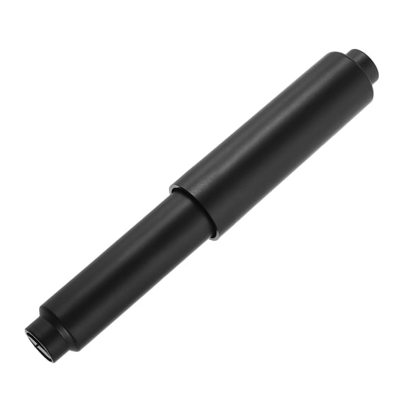 Toilet Paper Holder, 4-5/16-6-5/16" Plastic Spring-Loaded Rod, Black