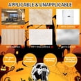 thumbnail image 4 of Decoraciones de Halloween Pegatinas de ventana de Halloween, calcomanías de pared de Halloween, pegatinas de piso con pegatinas de tatuajes, 4 of 6