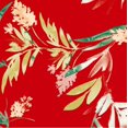 thumbnail image 2 of Christian Siriano NY Women's Short Sleeve V-Neck Printed Stretch Tunic Dress (Red Floral, S), 2 of 2