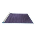 thumbnail image 2 of Ahgly Company Machine Washable Indoor Rectangle Abstract Blue Contemporary Area Rugs, 8' x 12', 2 of 4