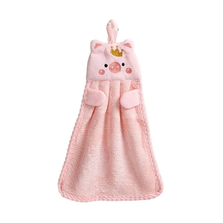 

Little Pig Towel Household Cute Absorbent Kitchen Towel Lazy Rag Towel Towel Children Hand Towel Microwave Wipes Silicone Hand Brush Ceramic Stove Top Wipes Silicone Dish Scrub Dish Wand Holder W