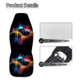 thumbnail image 6 of Uorisanigo Turtle Waterproof Front Seat Covers Car Seat Cover for Front Seat Set of 2 Easy to Install and Clean Removable Automotive Accessories Universal Fit Most Cars, 6 of 7