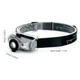 thumbnail image 4 of Advancent Linterna frontal portátil 60 grados 250lm carga USB 5500K detección de movimiento LED antorcha pesca nocturna montañismo linternas Ropa Deportiva, Zapatos beis blanco Advancent OD020855-01, 4 of 6