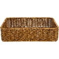 thumbnail image 4 of WEAVILUX Plastic Utensil Basket - Sturdy Woven Coffee Kitchen Organizer and Storage Accessory, 4 of 6