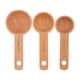 thumbnail image 3 of 3 cucharas medidoras de madera para granos de café, 3 of 8