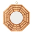 thumbnail image 2 of Espejo Bagua, Trae Riqueza Trae Buena Suerte Espejo De Madera Chismes Fácil De Usar Para Exteriores, 2 of 7