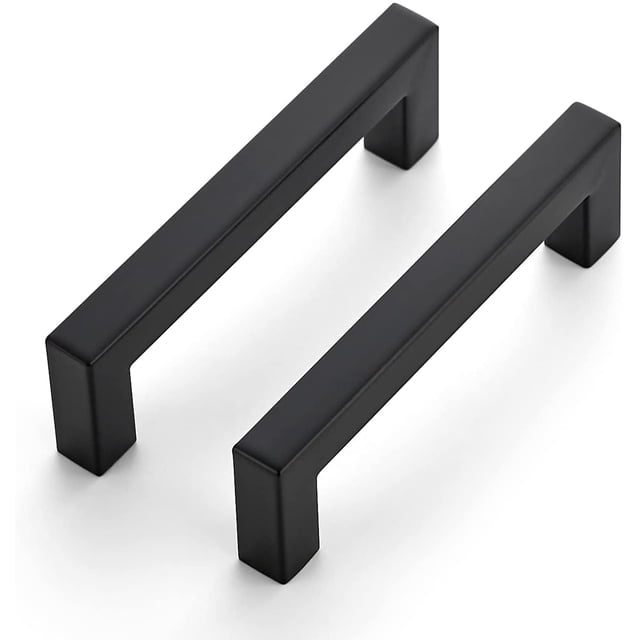 Ravinte 15 Pack 4 inch Black Cabinet Pulls Kitchen Cabinet Handles Matte Black
