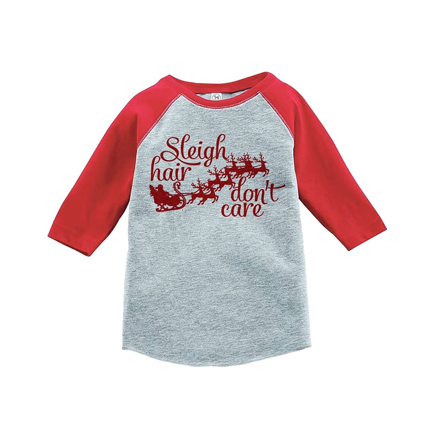 Custom Party Shop Youth Crazy For Christmas Raglan Shirt Red 