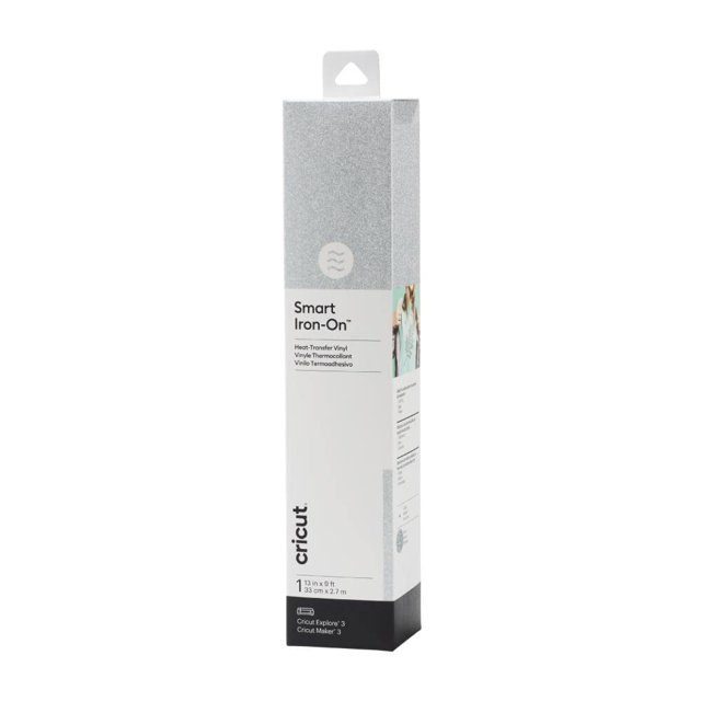 Vinil Termoadhesivo Brillante Cricut Smart Plateado 33 cm x 2,7 m