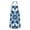 Blue White Tie, variant on Blue White Tie Dye Mandala Pattern Apron-Garden Aprons for Women with Pockets-Cotton Linen Waterproof Kitchen Cooking Gardening Aprons Adjustable for Kitchen,Cooking,BBQ and Salon 33x27 Inch