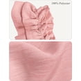 thumbnail image 7 of Womens Pajamas Set 2 Piece Ruffle  Soft Tank Top and Shorts Sleepwear Set Bridal Pajama for Women Set, 7 of 7