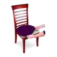 thumbnail image 1 of Fundas de asiento estirables - Se adapta al comedor de la oficina Sillas de patio Taburetes de bar Borde elástico Juego lavable de 2- Borgoña Ideaworks JB7621BUR, 1 of 4