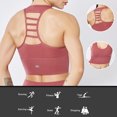thumbnail image 4 of TFixol Sujetador deportivo acolchado para mujer con espalda de nadador y realce, 4 of 8