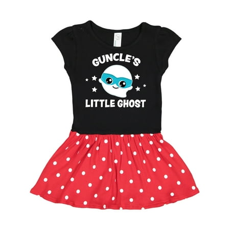 

Inktastic Cute Guncle s Little Ghost with Stars Gift Toddler Girl Dress