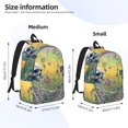 thumbnail image 3 of Yiaed Flower Butterfly Skull Couple Print Backpack, Premium Laptop Backpack, Travel Backpack for Women, Lightweight Backpacks, Comfortable Back Pack-Medium, 3 of 7