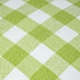 thumbnail image 2 of Phantoscope Classic Checkers Series Retro Plaids Square Decorative Throw Pillow with Insert, 20"x20", Green/White, 2 Pack, 2 of 7