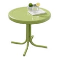 thumbnail image 1 of Afuera Living Table d'Appoint Moderne en Métal Acier pour Patio, Fini Lustré Lime, 1 of 7