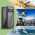 thumbnail image 4 of Dteck for Google Pixel 8 Pro Waterproof Case, Dteck IP68 Certified with Built-in Screen Protector Full Body Shockproof Dirtproof Snowproof Rugged Clear Case for Google Pixel 8 Pro 2023, Black, 4 of 7