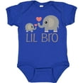 thumbnail image 3 of Inktastic Lil Bro Matching Elephant Boys Baby Bodysuit, 3 of 5
