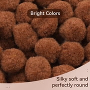 Dalrosia 150PCS Pom Poms, Fuzzy Pompom Puff Balls, 1 Inch Craft Pom Poms Balls for DIY, Arts, Crafts Projects, Birthday Decorations