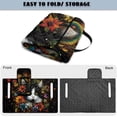 thumbnail image 4 of FKELYI Vintage Flower Cat Print Golf Cart Seat Cover with 4 Front Pockets Foldable Design Golf Cart Seat Towel Blanket for EZGO Yamaha Club Cars, Quilted Padding, 4 of 7