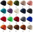 thumbnail image 4 of Minnieouse Gorro de punto elástico grueso invierno cálido deportes al aire libre senderismo viajes nieve esquí gorra accesorios casuales para mujer Sombreros Rojo Minnieouse AP013203-11, 4 of 6