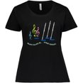 thumbnail image 3 of Inktastic Flute Player Gift (treble) Women's Plus Size T-Shirt, 3 of 5
