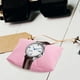 thumbnail image 4 of 10 unidades de cojines de PU rosa para reloj, pequeños cojines cuadrados rellenos, para exhibir joyas, pulseras, organizadores para joyero, 4 of 7