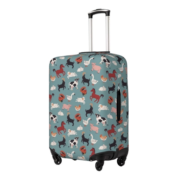 Fotbe Farm Animals 1 Funda Protectora para Equipaje, Antirrayones y Resistente a la Suciedad, Compatible con Maletas de 18 a 32 Pulgadas-X-Large