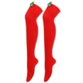 thumbnail image 5 of 2Pairs Christmas Stockings Knee High Christmas Socks for Women - Funny Novelty Holiday Long Socks for Ladies, 5 of 7